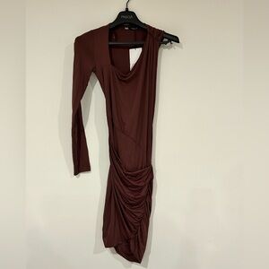 Zara One Arm Shoulder Dress size medium new with tags